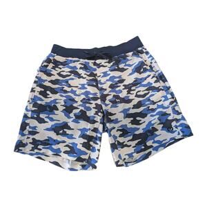 Greyson Mens Athletic Liner Shorts Camo Pattern Golf Large Logo